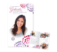 Mosaic Blooms - Raspberry