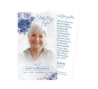 Rose Initials - Blue