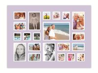 21 Photo Collage - Lilac Mat