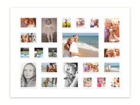 21 Photo Collage - White Mat
