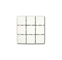 Sublimation Blank 2" x 2" Ceramic Tiles 9pc. Sheet - Satin or Gloss Finish