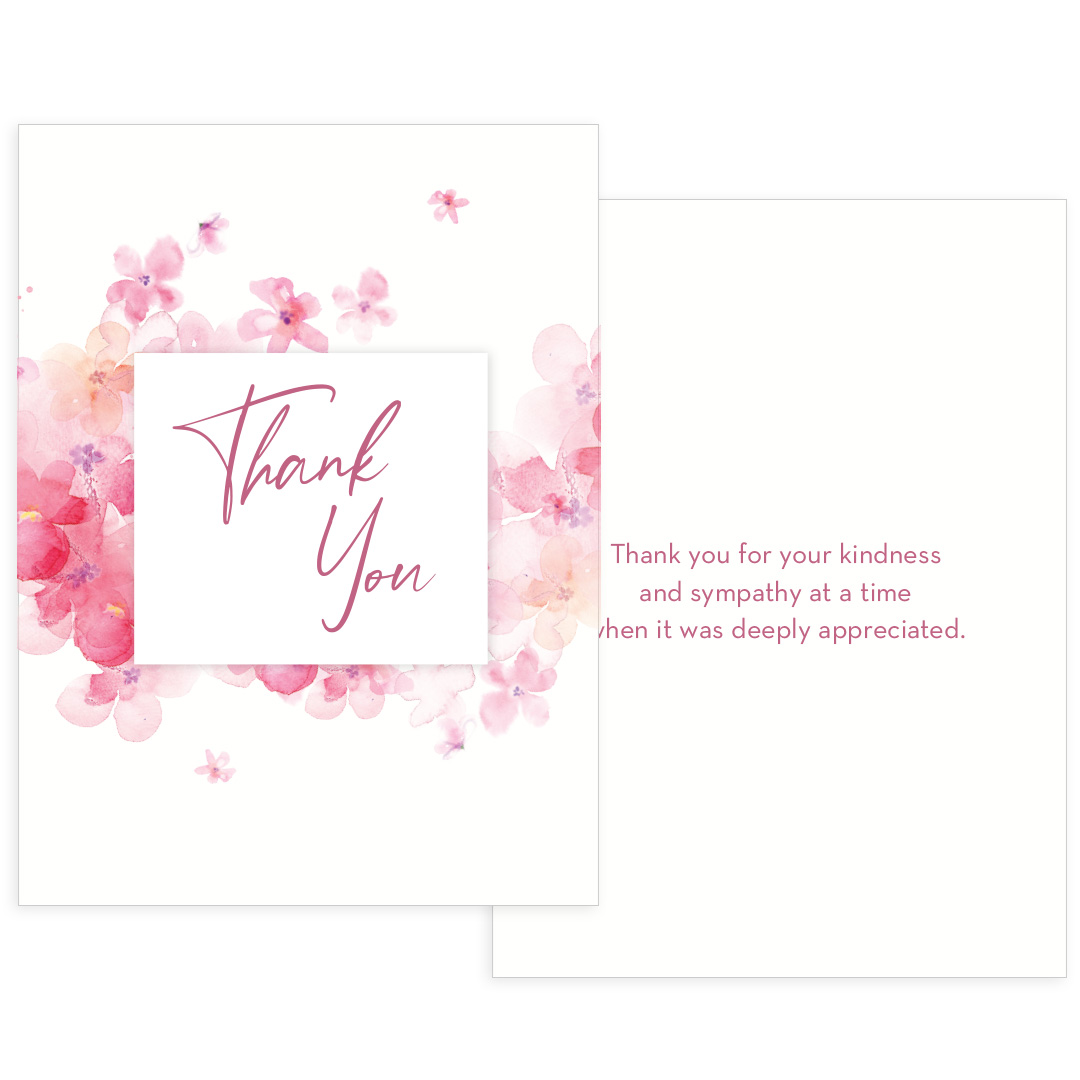 Cherry Blossoms - Pink Acknowledgment