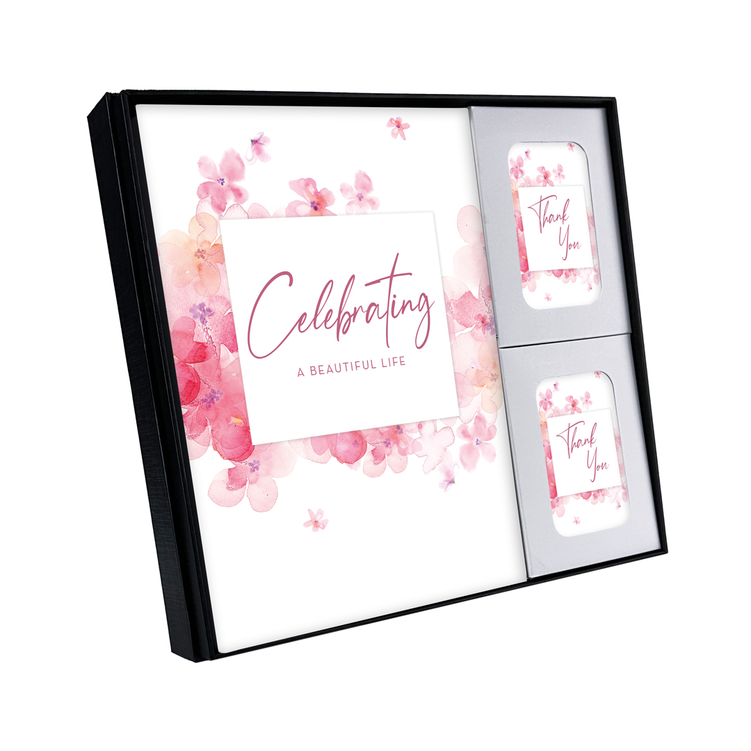 Cherry Blossoms - Pink Register Book Box Set