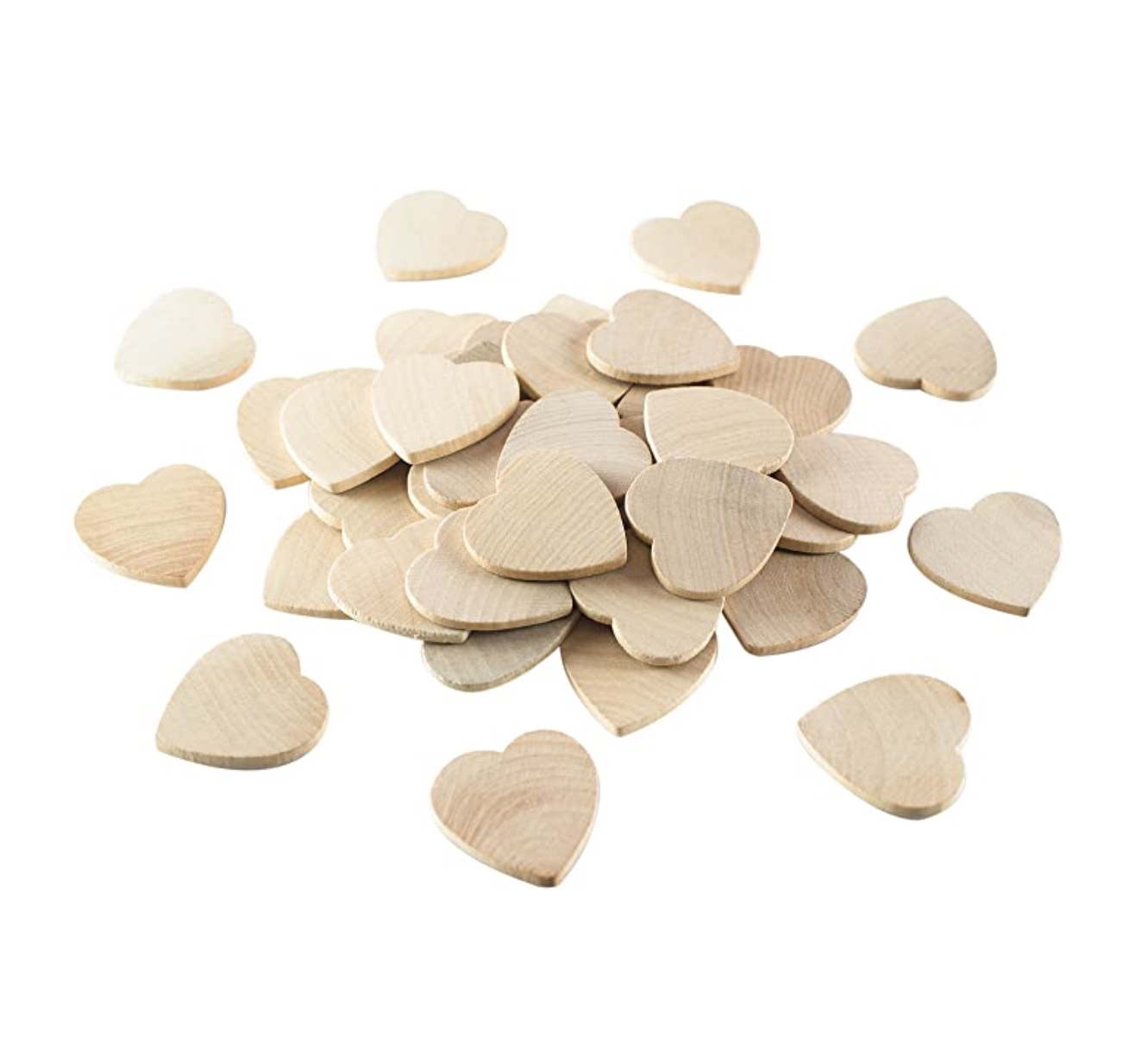 Wooden Cutout Hearts - Addl 50