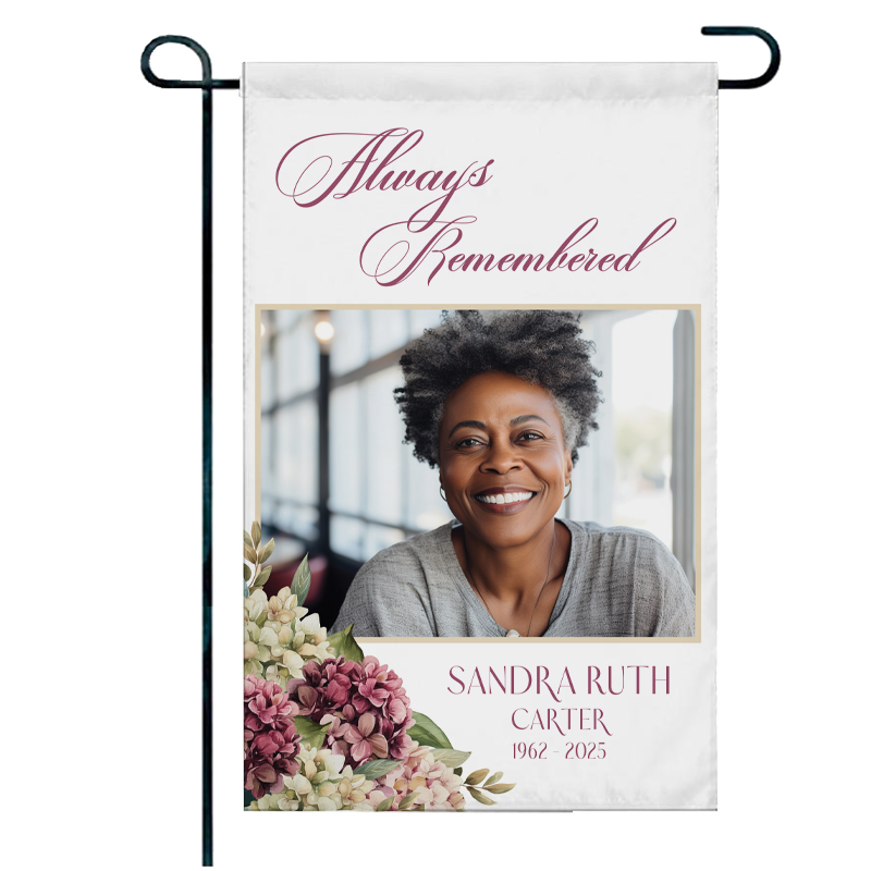 Legacy Photo Memorial Garden Flag – In Loving Memory Yard Tribute Legacy Photo Memorial Garden Flag – In Loving Memory Yard Tribute