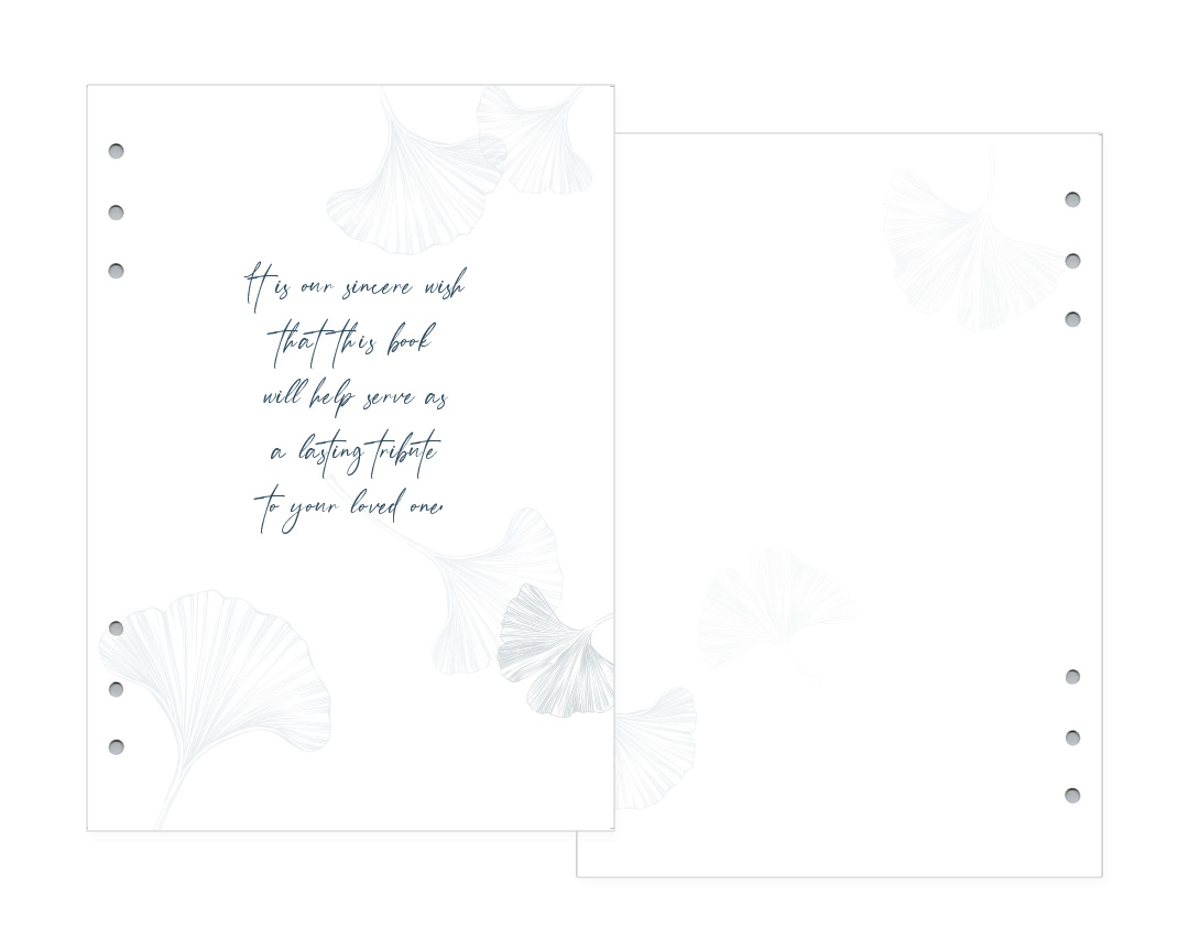 Extra Pages - Ginkgo Leaves