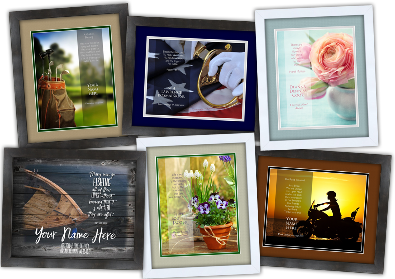 Framed Personalized Prints