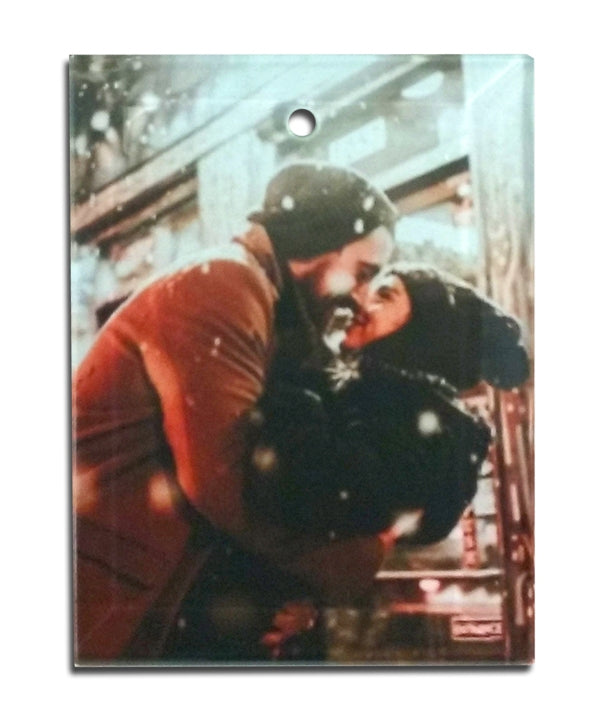 Sublimation Blank Rectangle Portrait Glass Ornaments