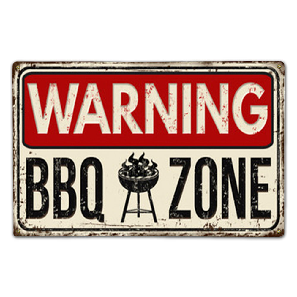 Sublimation Blank 9" x 14" Vintage Metal Sign