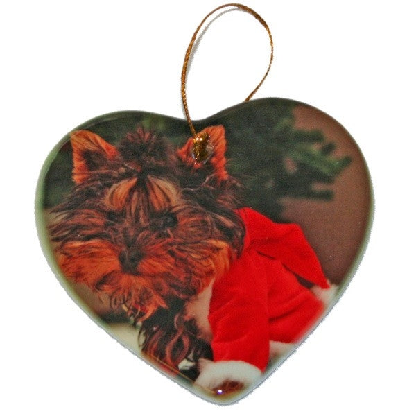 Sublimation Blank Porcelain Heart Ornaments