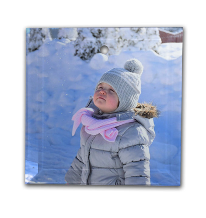 Sublimation Blank Square Glass Ornaments