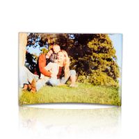 Curved Award Glass 7x5 Sublimation Blank