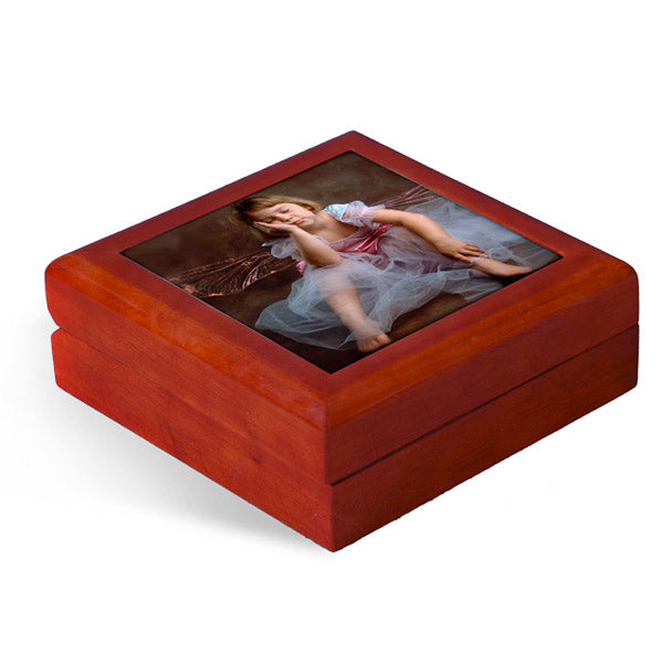 4.25" x 4.25" Premium Piano Finish Tile Box