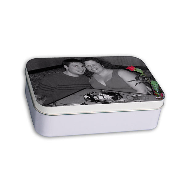 Sublimation Blank Gift Tin - 2.75" x 4" Sublimation Blank Gift Tin - 2.75" x 4"