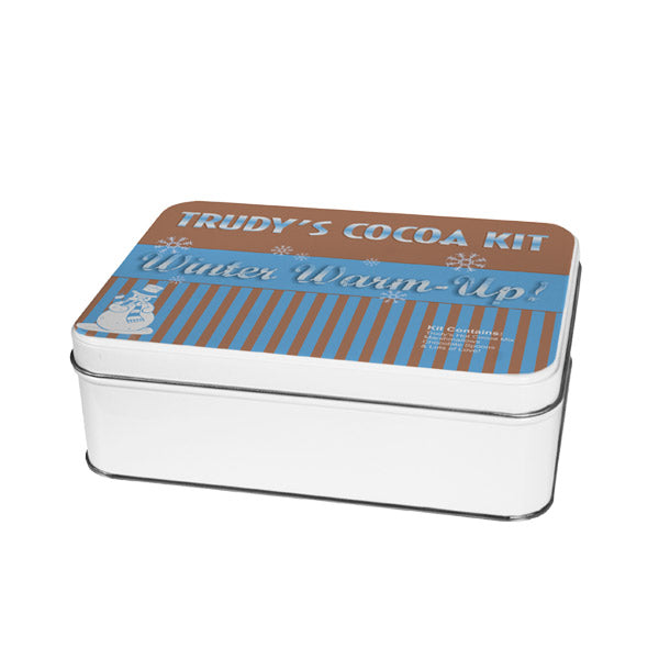 Sublimation Blank Gift Tin - 4" x 6"