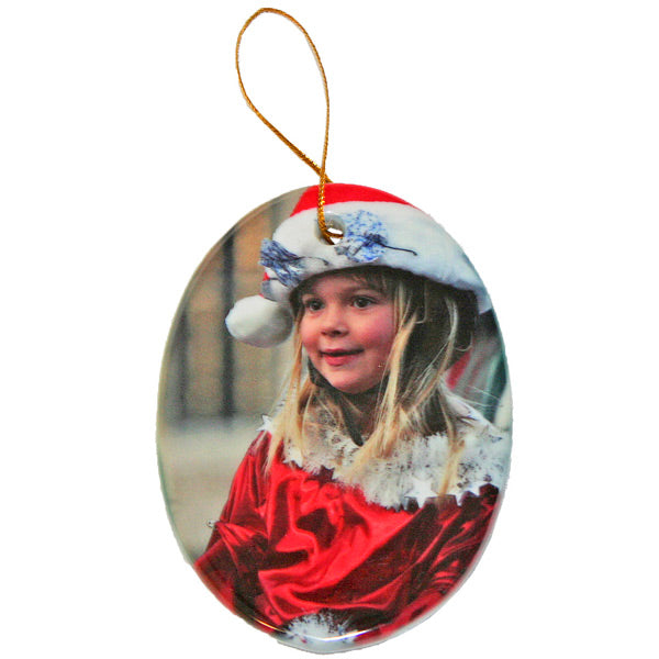 Two-Sided Porcelain Ornaments