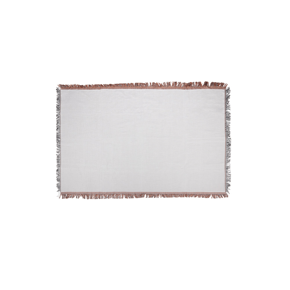 Sublimation Blank Fringed Woven Blanket - 40" x 60" 1