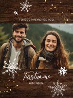 Holiday - Rustic Snowflakes