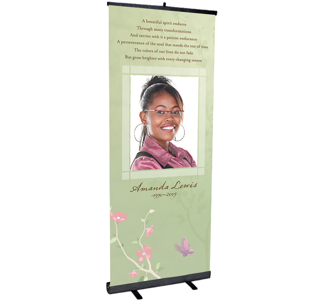 Tribute Banner in Retractable Stand