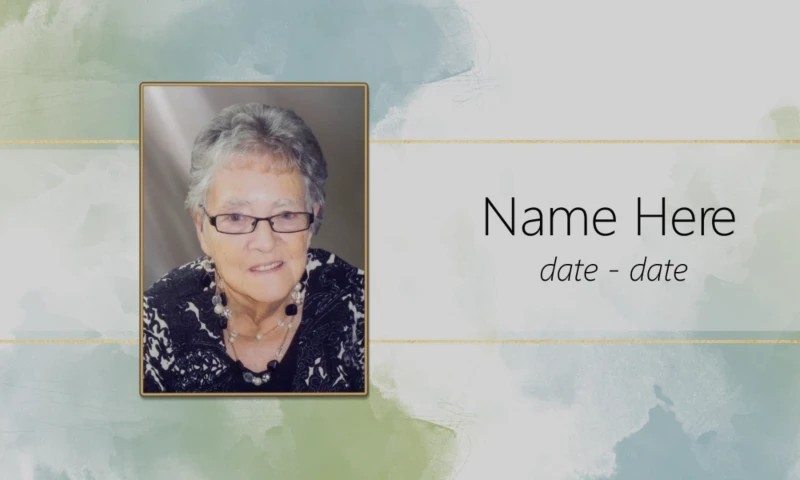 Tribute Video Slideshow