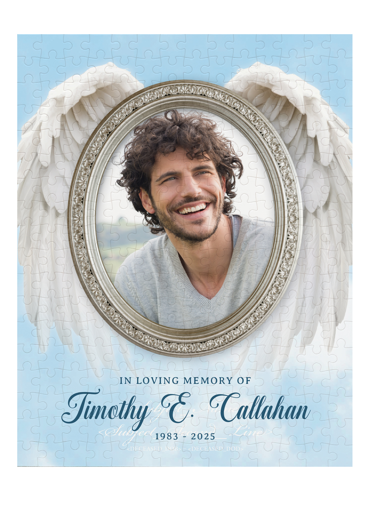 Keepsake Photo Puzzle – Personalized Funeral Keepsake Gift 4