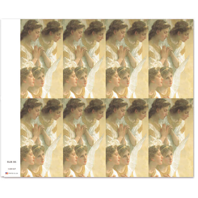 Angels Watch 8-up Prayer Cards