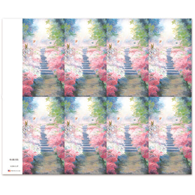 Heavenly Garden 8-up Prayer Cards