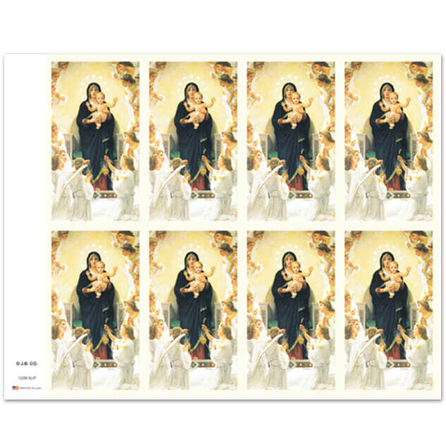 Immaculate Conception 8-up Prayer Cards