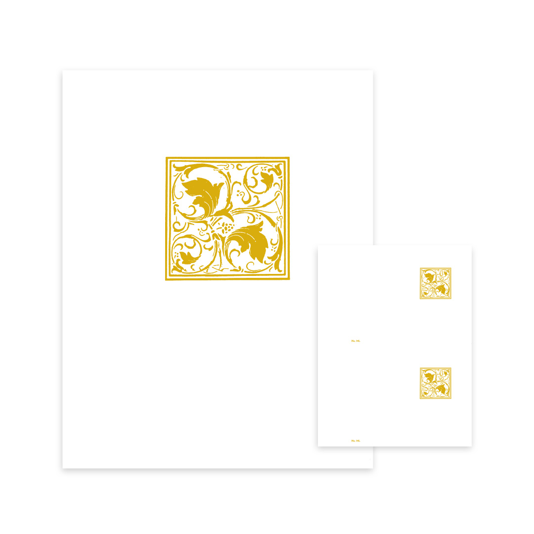 Classic Scroll Memorial Folders