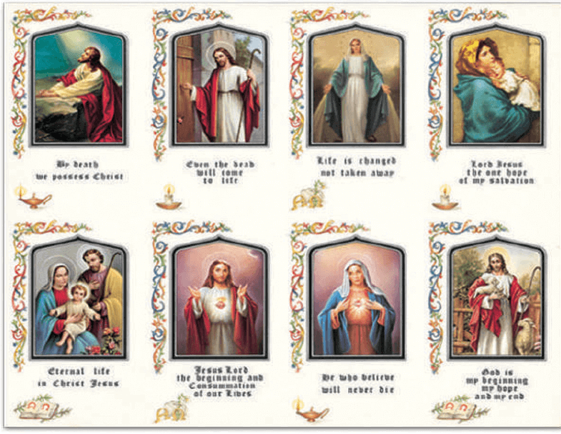 Immaculate 8-up Prayer Cards