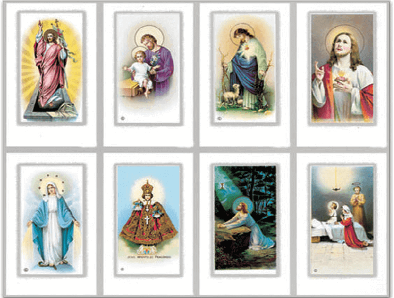 Novel 8-up Prayer Cards