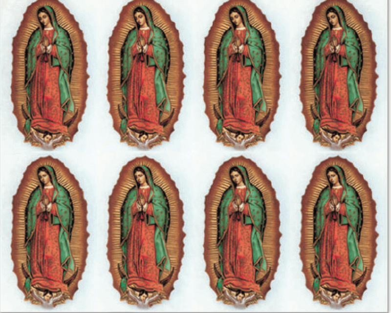 Our Lady of Guadalupe Series 3 8-up Prayer Cards