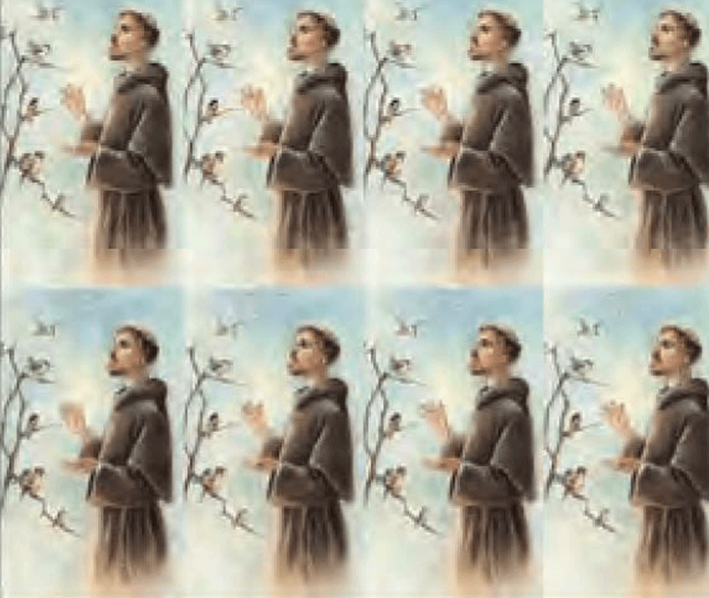 St. Francis 8-up Prayer Cards