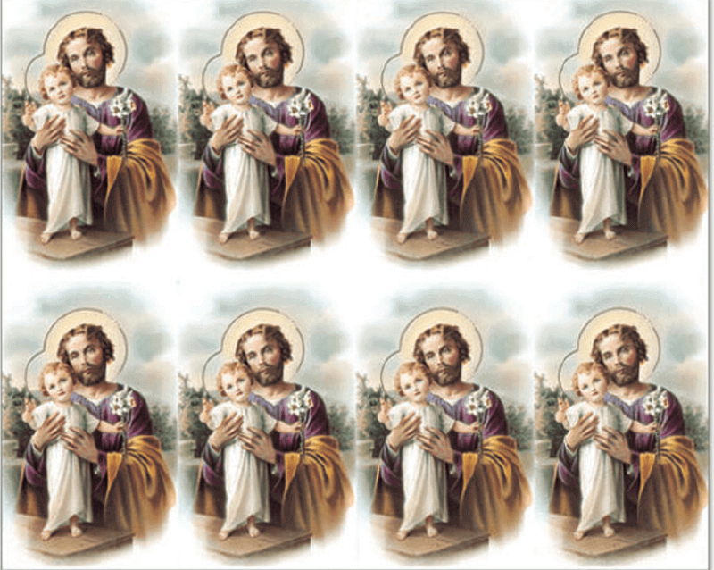 St. Joseph 8-up Prayer Cards