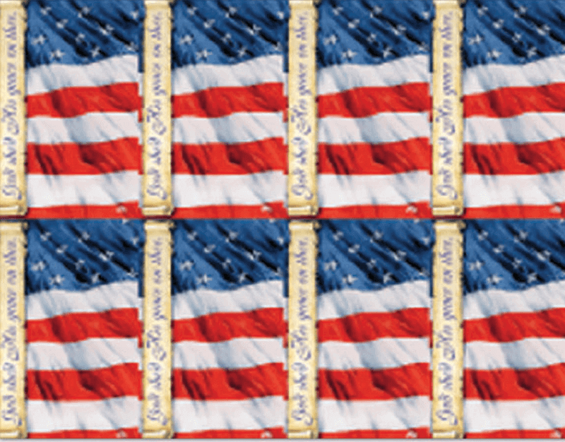 Star Spangled Banner 8-up Prayer Cards