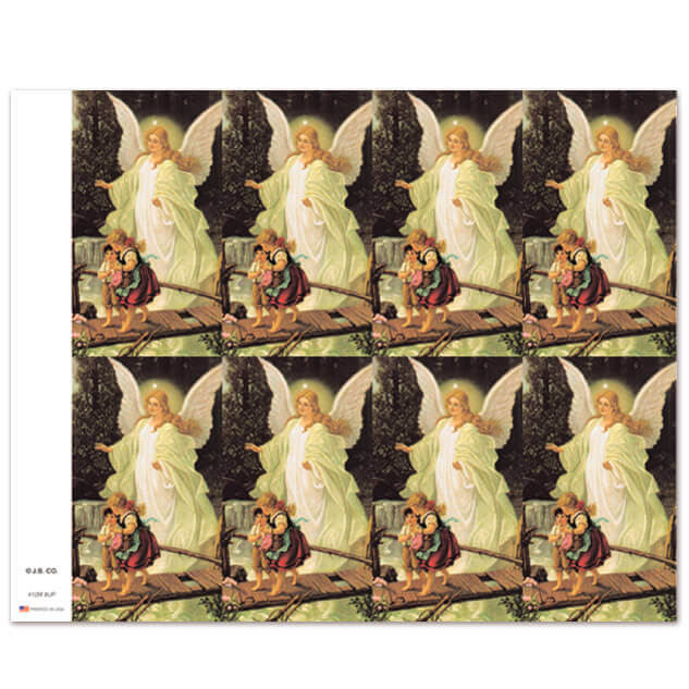 Guardian Angel 8-up Prayer Cards