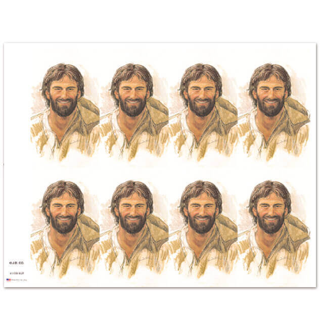 Head of Christ 8-up Prayer Cards