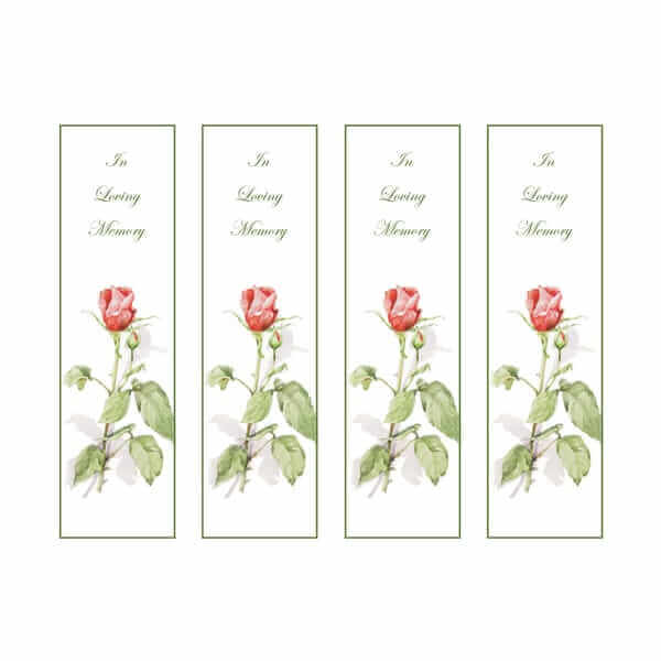 Classic Rose Bookmark