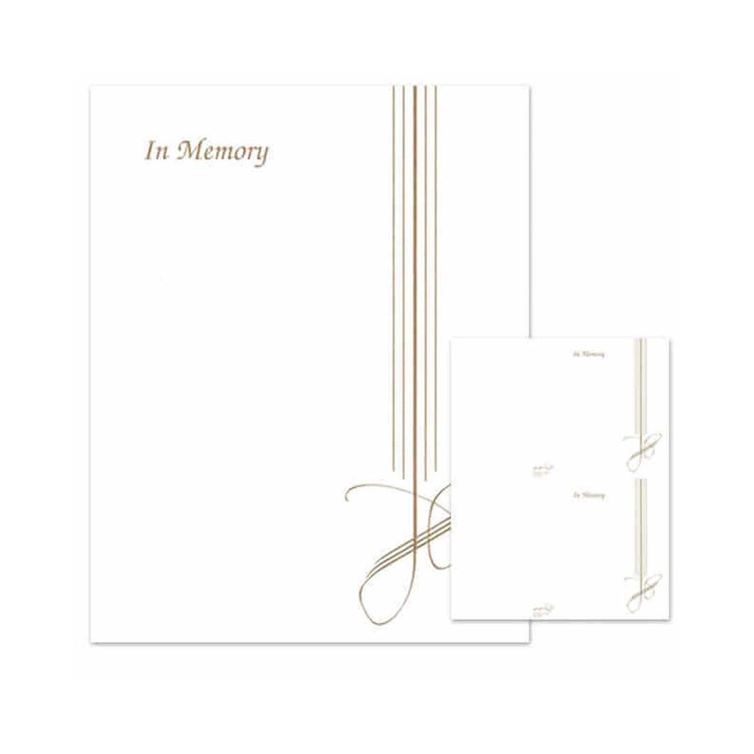 New Traditions (White) Memorial Folders