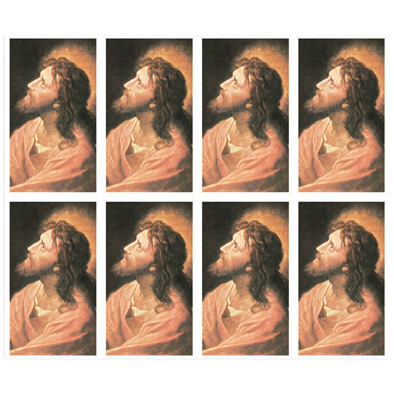 Head of Christ 8-up Prayer Cards