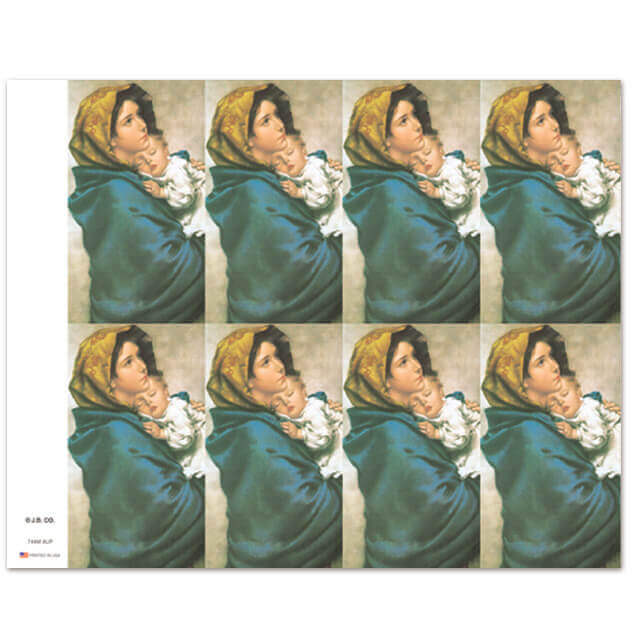 Madonna of the Street 8-up Prayer Cards