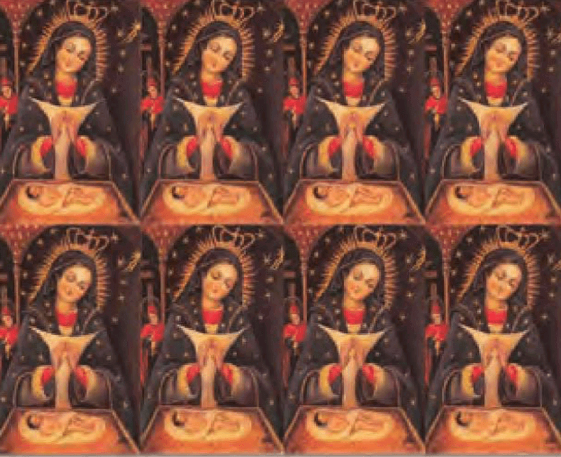 Madonna Alta Gracia 8-up Prayer Cards
