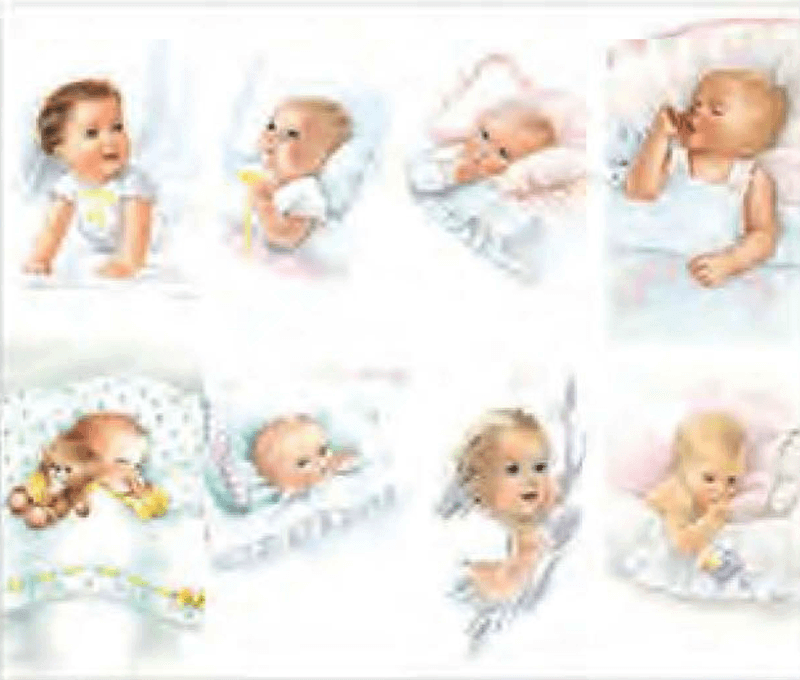 Infant Assorted 8-up Prayer Cards