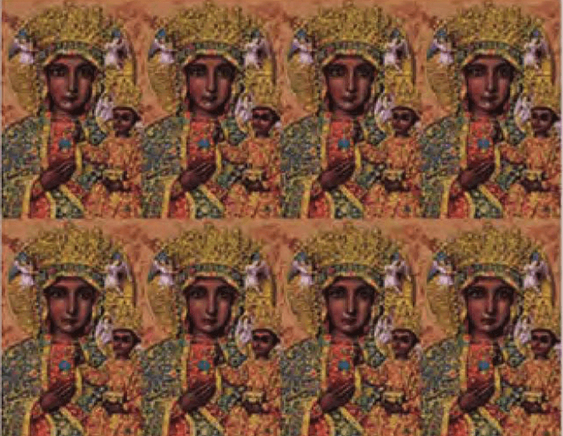 Our Lady of Czestochowa 8-up Prayer Cards