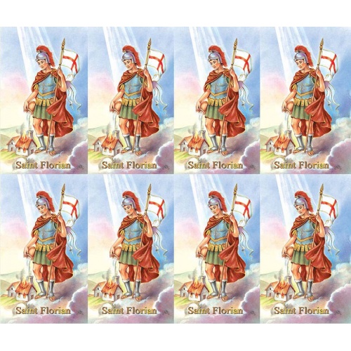 Saint Florian Series 8-up Prayer Cards