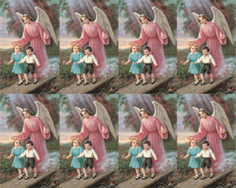Guardian Angel Series 2 8-up Prayer Cards