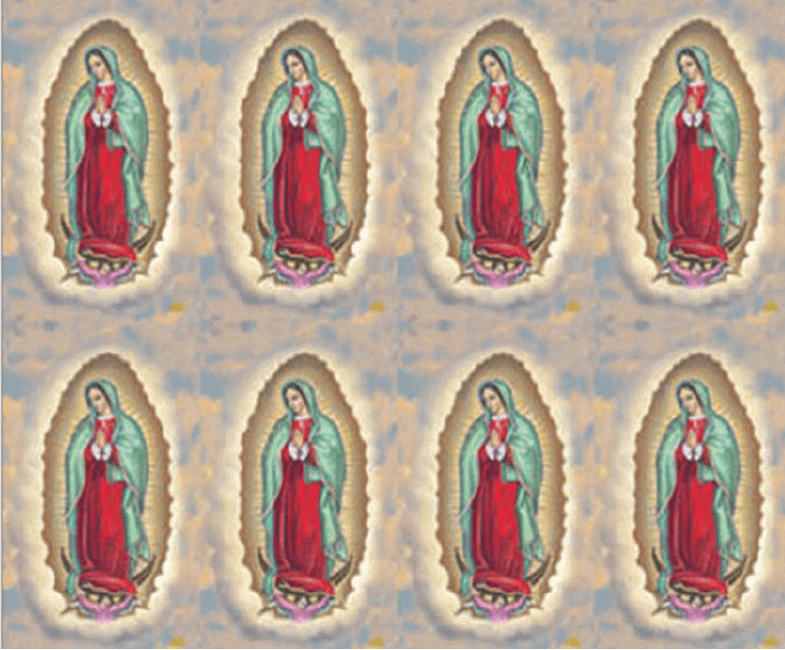 Our Lady of Guadalupe Series 1 8-up Prayer Cards