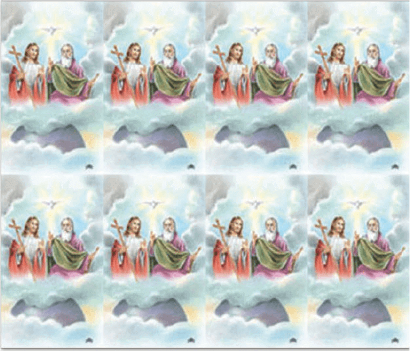 Holy Trinity 8-up Prayer Cards