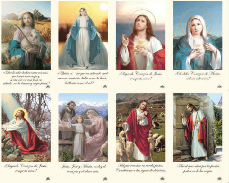 Latino Series 8-up Prayer Cards