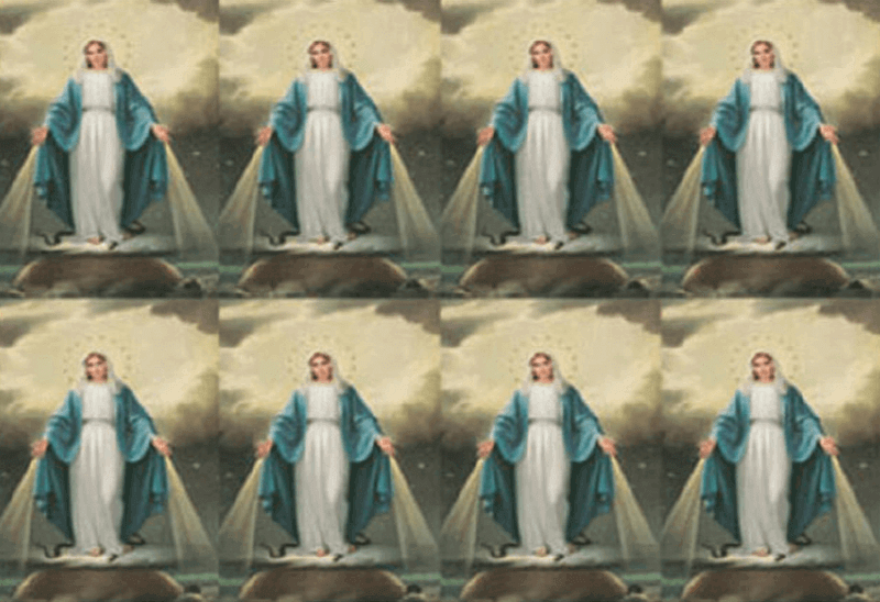 Our Lady of Grace 8-up Prayer Cards